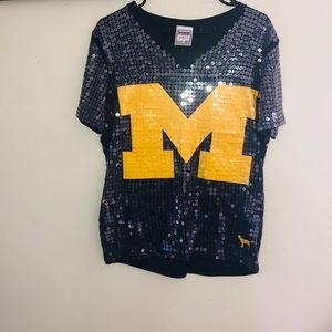 PINK full Sequin shirt